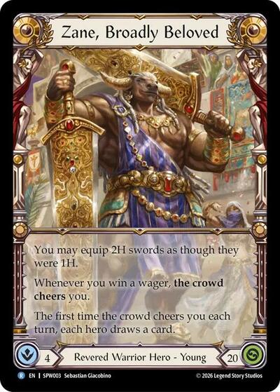 Zane, Broadly Beloved